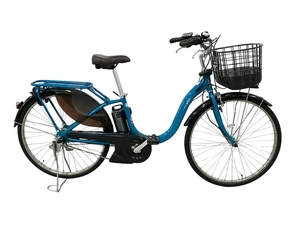 【動作保証】YAMAHA PAS With PA26W ヤマハ 電動アシスト自転車 3段変速 専用充電器付き 中古 良好 楽 M8772702