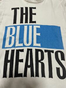 90sビンテージ☆ブルーハーツ☆ロゴTシャツ☆ロンT☆グッドプリント☆The Blue Hearts☆甲本ヒロト着☆最強ロックT☆真島昌利☆ファースト