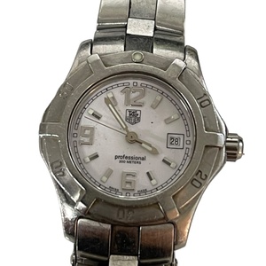 【中古品】TAG HEUER タグホイヤー プロフェッショナル WN1311 文字盤ホワイト クオーツ デイト 腕時計 箱無し 本体のみ L60657RD