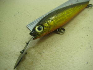 廃番 チタンリップ ダイワ TDハイパーミノー70Ti F クロキン 朝 Daiwa T.D.HyperMinnow Titan-Lip Rattlin