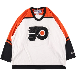 古着 CCM NHL Philadelphia Flyers フィラデルフィア フライヤーズ ホッケーシャツ メンズXXL /eaa351227