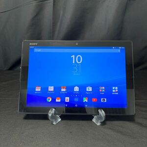 SONY ソニー Xperia Z4 Tablet SOT31 au タブレット ブラック 動作確認 初期化済み 防水対応 10.1インチ 
