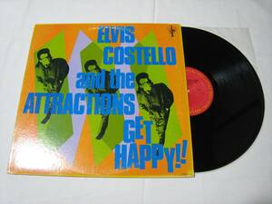 【LP】 ELVIS COSTELLO AND THE ATTRACTIONS / GET HAPPY!! US盤 エルヴィス・コステロ＆ジ・アトラクションズ ゲット・ハッピー
