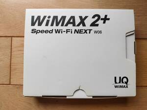 【中古動作確認品】UQ WiMAX WiMAX 2+ Speed Wi-Fi NEXT W06 ポータブルルーター　HWD37SWU