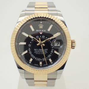 ROLEX ロレックス 326933 スカイドゥエラー 腕時計 ステンレススチール SSxK18YG メンズ 2021年ギャラ付　箱付　美品　送料無料！！