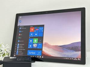【良品 12.3インチ】Microsoft Surface Pro 7 model:1866『Core i5(1035G4) 1.1Ghz/RAM:8GB/SSD:256GB』Wi-Fi Win10 動作品