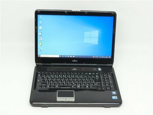 中古ノートパソコン　FMV　NF/G50　Core i3 M330/15.6型/4GB/SSD180GB/DVD-RW/HDMI/テンキー/WIN10/office搭載　送料無料