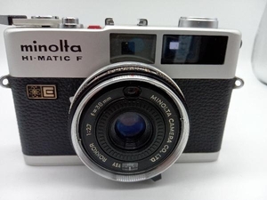 ジャンク minolta HI-MATIC F フィルムカメラ コンパクトカメラ ROKKOR 1:2.7 38MM