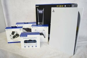 K●【現状品】SONY PlayStation5 CFI-1200B01 デジタルエディション ソニー　他周辺機器