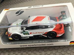 spark 1/43　アウディ RS5 DTM チャンピオン 2019 Audi Sport Team Rosberg SG448 未使用