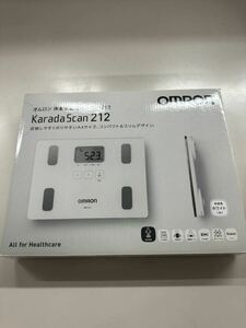  OMRON オムロン 体重体組成計 体重計 HBF-212 ヘルスメーター 測定器 健康 電池式