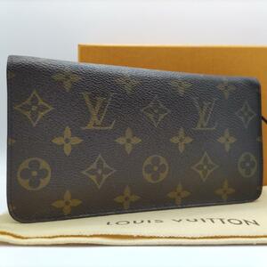 1円～鑑定済・希少極美品 ルイヴィトン LOUIS VUITTON モノグラム ポルトモネジッピーウォレットラウンドファスナーM61727メンズレディース