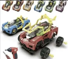 組み立ておもちゃDIY 車レースカー　組み立てセット　電動ドリル　知育玩具
