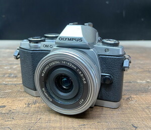 S-54◆1円～◆OLYMPUS OM-D ミラーレス一眼レフカメラ 本体+レンズ E-M10 1:3.5-5.6 14-42mm オリンパス