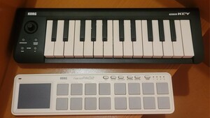 KORG micro KEY nano PAD2 USB MIDI コントローラーパッド コルグ セット MIDIキーボード キーボード MIDI コントローラー