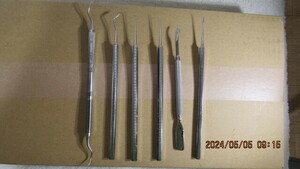 歯科 ワックススパチュラ　エバンス　探針　雑用エキスカなど　歯科道具　中古