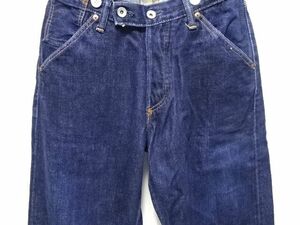 Dry Bones 00s vintage original DP-510 DENIM PANTS 30 size / ドライボーンズ デニム パンツ 針刺しバックル 赤耳 真紺 日本製 メンズ