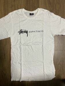 【美品】SOPHNET × STUSSY Tシャツ ホワイト サイズ:M