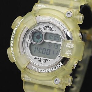 1円 稼働 良品 カシオ G-SHOCK フロッグマン DW-8201WC QZ デジタル ラバーベルト メンズ腕時計 DOI 8611100 5MGY