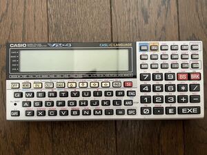 CASIO VX-4 SUPER COLLEGE PERSONAL COMPUTER カシオ スーパーカレッジ ポケットコンピューター 動作確認済み 送料無料 中古品 ケース付き