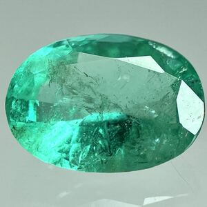 ［天然エメラルド0.689ct］M 約6.7×5.0mmソーティング付 ルース 裸石 宝石 ジュエリー ベリル beryl emerald