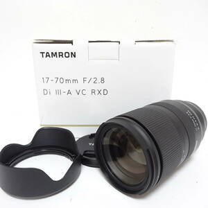 タムロン 17-70mm F/2.8 Di Ⅲ-A VC RXD カメラレンズ TAMRON 箱付き 動作未確認 ジャンク品 80サイズ発送 KK-2609539-297mrrz