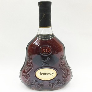 〇〇 Hennessy ヘネシー Hennessy ブランデー コニャック 古酒　黒キャップ　クリアボトル 未使用 未開栓