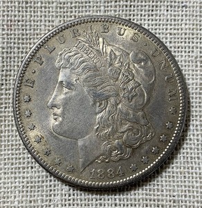 アメリカ銀貨 1884年 モルガンダラー 1ドル 銀貨 重量 約26.7g