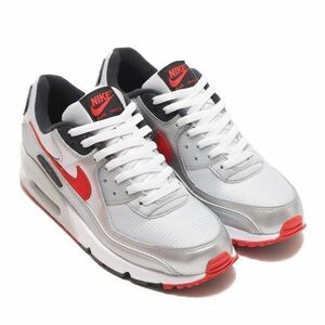 NIKE ナイキ AIRMAX 90 シルバー 27.5cm DX4233-001 24-0210-4-5