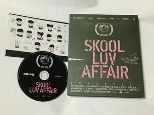 送料込み　BTS　CD　ステッカー　2ND MINI ALBUM　☆SKOOL LUV AFFAIR☆　韓国盤　防弾少年団　バンタン　K-POP