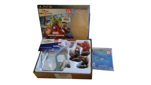 未使用？ DISNEY INFINITY STARTER PACK ディズニー インフィニティ PS3 ソフト SET アイアンマン マイティーソー 他 フィギュア 管理1105