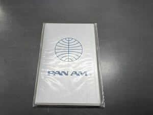 当時物 パンナム PAN AM 飛行機 エアライン パンアメリカン航空 昭和 オフィシャル オリジナル カードサイズ メモ帳 非売品