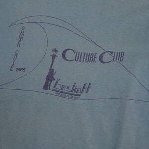 ■ 80s Culture Club Vintage T-shirt ■ カルチャークラブ ヴィンテージ Tシャツ 当時物 本物 バンドT ロックT boy george new wave