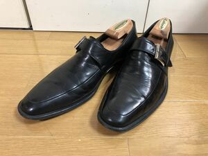 BRUNOMAGLI ブルーノマリ ビジネスシューズ シングルモンク サイズ6（24.5cm程度）