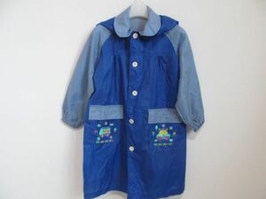 (50424)サンリオ　THE RUNABOUTS　カッパ　雨具　雨避け　110㎝　ブルー　USED