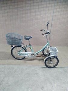 送料無料相談可！希少廃盤！ツノダサイクル！大人用三輪車！