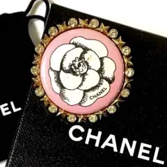 激レア☆美品☆ シャネル　CHANEL カメリア　ブローチ　コサージュ　ピンク