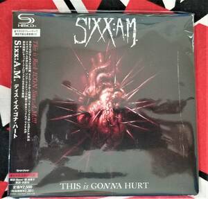 【SHM-CD】SIXX:AM（モトリークルー）/ディス・イズ・ゴナ・ハート　帯付き・欠品なし
