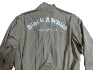 Black＆Whiteブラック＆ホワイト　ライトブルゾン　サイズL