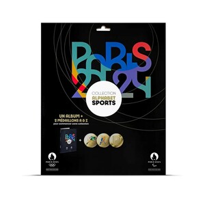 2023 フランス パリ2024 オリンピック・パラリンピック開催記念 26競技カラーメダル コレクションブック付き完全セット