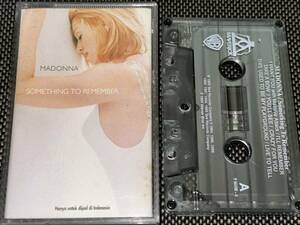 Madonna / Something To Remember 輸入カセットテープ