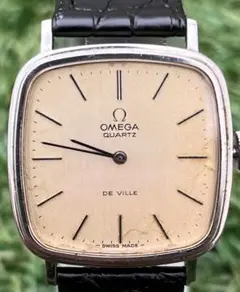 稼働品◎OMEGA オメガ Deville デビル ベルト新品メンズヴィンテージ