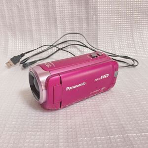 PANASONIC パナソニック　HC-W585M-P ピンク ビデオカメラ ケーブル 本体 W585M