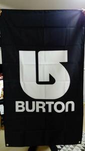 フラッグ　BURTON　バートン　バナー　黒　旗　150×60cm