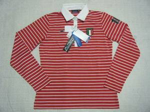 カッパ　Kappa　ITALIA 10　ゴルフ用高機能ポロシャツ　長袖　赤色　サイズ M　吸水速乾/UV/消臭抑制機能　定価 8,800円
