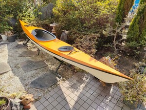 シーカヤック　４分割　4.8m　ウッドカヤック　アーキテック社　S8ー4P（品番LPMS8‐4P）　木製　カヌー　ボート　神戸