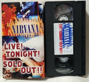 ★★VHS NIRVANA LOVE TONIGHT! SOLD OUT★輸入盤★ビデオ [10546CDN