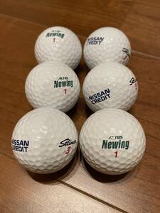 新品３個 中古品3個 ALTUS Newwing NISSAN CREDIT ゴルフボール 切手 ハガキ可能