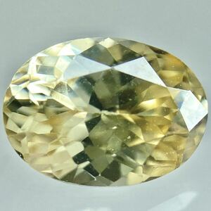 ☆天然ジルコン約1.261ct☆A 約6.8×5.0mm ルース 裸石 宝石 ジュエリー zircon jewelry