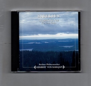 シベリウス 交響曲第２番、フィンランディア カラヤン指揮 ))mc04-006